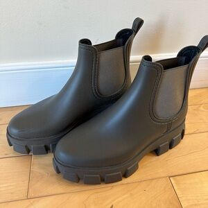 Jeffrey Campbell Rubber Chunky Booties